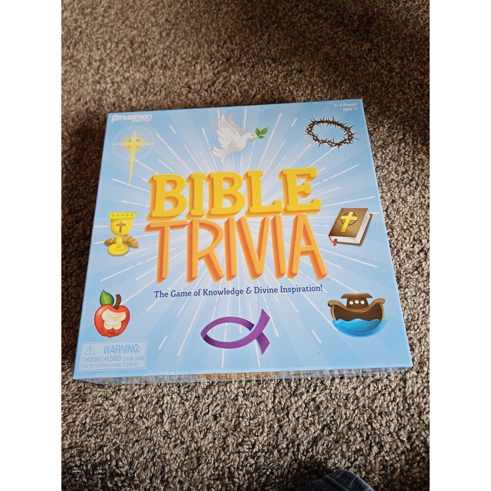 Bible Trivia The Game of Knowledge & Divine Inspiration Board Game Complete